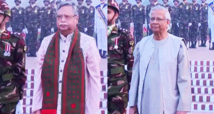 জাতীয় স্মৃতিসৌধে রাষ্ট্রপতি-প্রধান উপদেষ্টার শ্রদ্ধা 