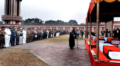 সুদানে নিহত সেনাবাহিনীর ৬ সদস্যের জানাজা সম্পন্ন