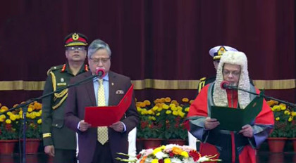 ২৬তম প্রধান বিচারপতি হিসেবে শপথ নিলেন জুবায়ের রহমান