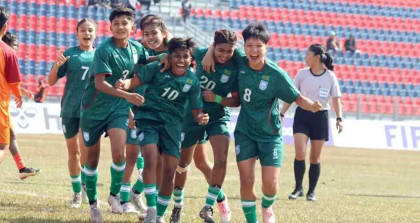অনূর্ধ্ব-১৯ নারী সাফ চ্যাম্পিয়নশিপে ভারতকে হারালো বাংলাদেশ