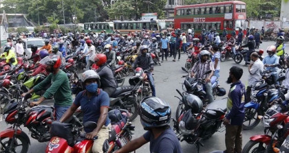 ৭২ ঘণ্টার জন্য বন্ধ হলো মোটরসাইকেল চলাচল