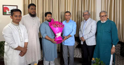 নাহিদের বাসভবনে তারেক রহমান