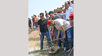 খাল খনন কর্মসূচির উদ্বোধন করলেন প্রধানমন্ত্রী