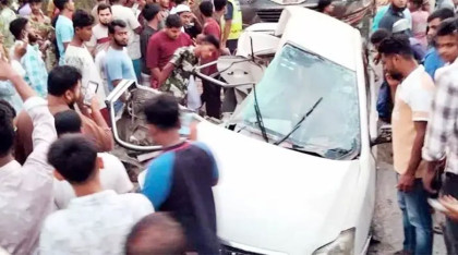 কুমিল্লায় বাসচাপায় নিহত ৫