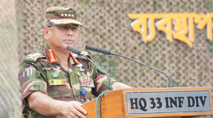 সরকারের প্রয়োজন অনুযায়ী সেনাবাহিনী মাঠে থাকবে: সেনাপ্রধান