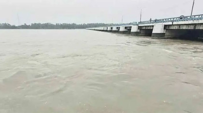 তিস্তার পানি ফের বিপদসীমার ওপরে