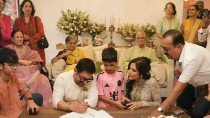 আবার বিয়ে করলেন আমির খান, পাত্রী গৌরী স্প্র্যাট