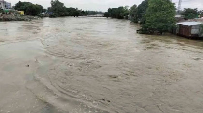 বিপদসীমার ওপরে ৬ নদীর পানি