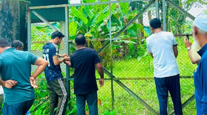 জকিগঞ্জ গ্যাস ফিল্ডে ভূমি মালিকদের তালা