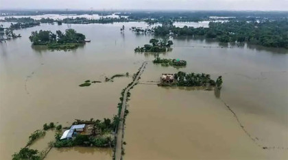 বন্যা-পাহাড় ধসে নিহত বেড়ে ৫৭